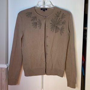 Lands End beige sweater